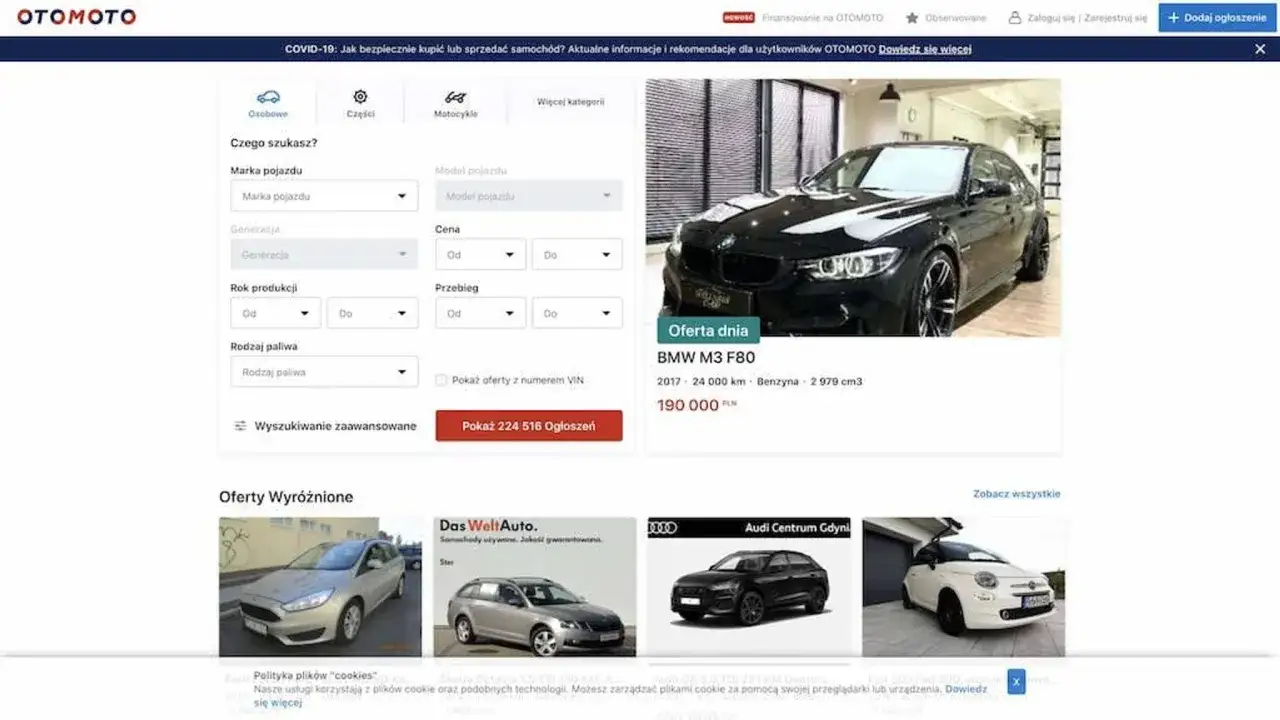 Ile kosztuje wystawienie samochodu na Otomoto? Sprawdź wszystkie opłaty i oszczędzaj!