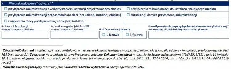  Zgłoszenie mikroinstalacji PV do PGE - łatwy proces online lub wniosek pocztą