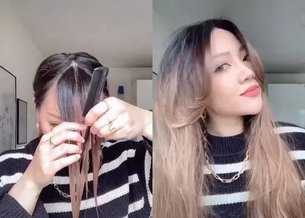 Jak samodzielnie obciąć i stylizować długą grzywkę na boki?