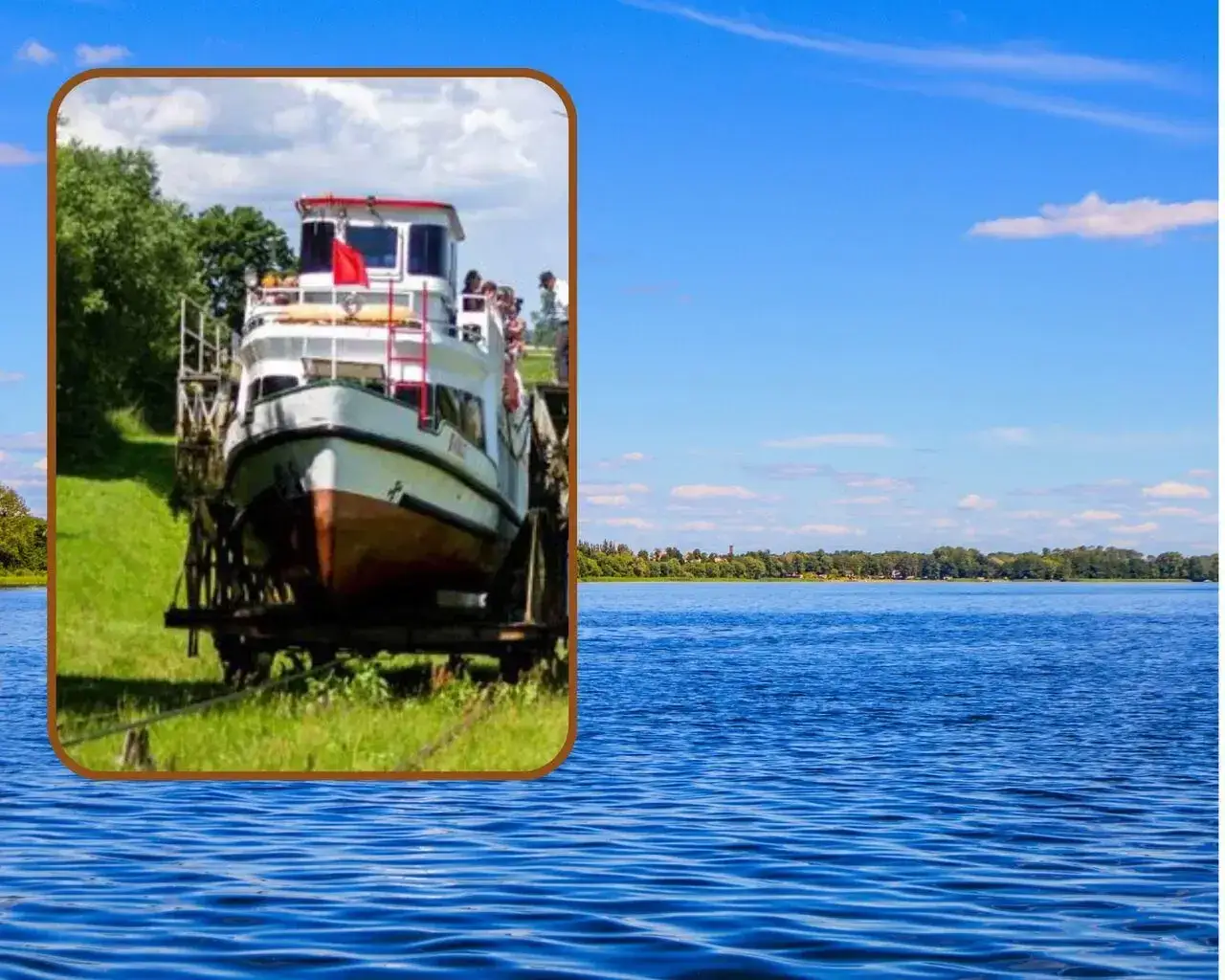 Ostróda: Atrakcje Mazur. Czy statki naprawdę płyną po trawie?