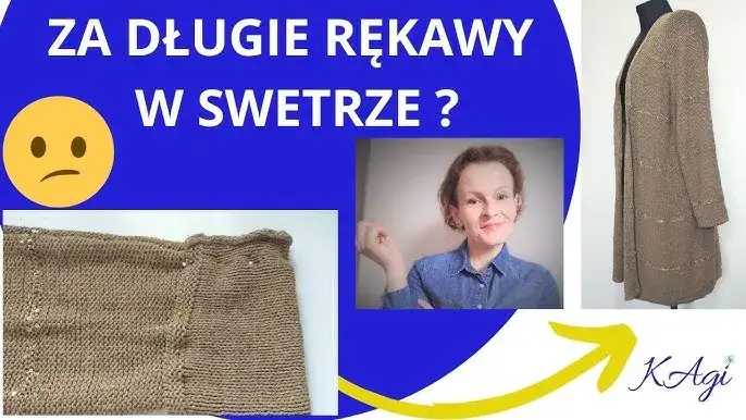 Za długie rękawy? Skróć sweter samodzielnie! Poradnik krok po kroku