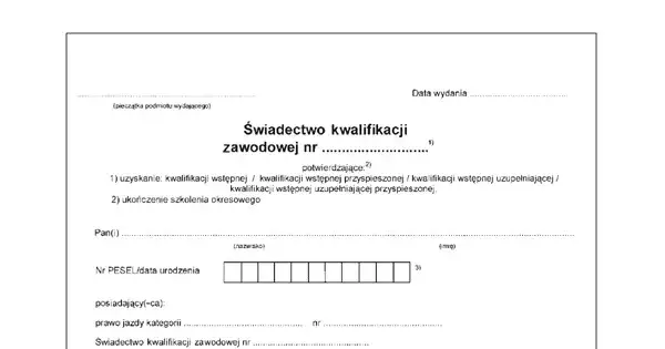 Świadectwo kwalifikacji zawodowej – co to jest i dlaczego jest ważne?