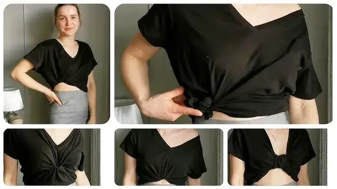 Wiązanie bluzki: 3 triki, które odmienią Twój styl w sekundę!
