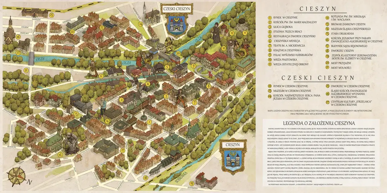 Co mówi mapa o atrakcjach cieszyńskiego tramwaju?