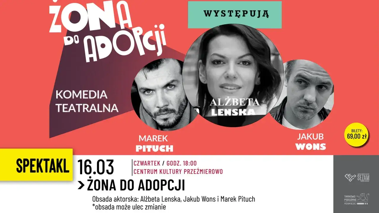 Spektakl żona do adopcji – emocjonująca komedia, bilety i daty występów