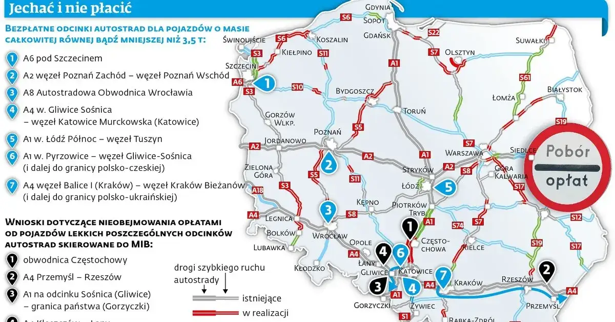 Kiedy są darmowe autostrady? Sprawdź, gdzie możesz jeździć za darmo