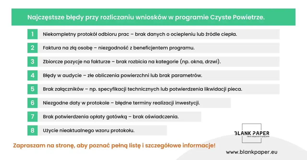 Czyste Powietrze: Wniosek o płatność. Rozlicz dotację bez błędów!