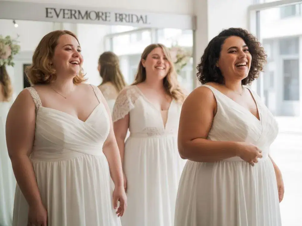 Jaka suknia ślubna dla puszystej, aby wyglądać olśniewająco i czuć się komfortowo