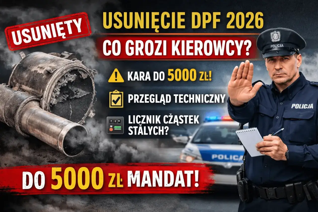 Czy filtr DPF jest obowiązkowy? Kary i zmiany w SKP od 2026