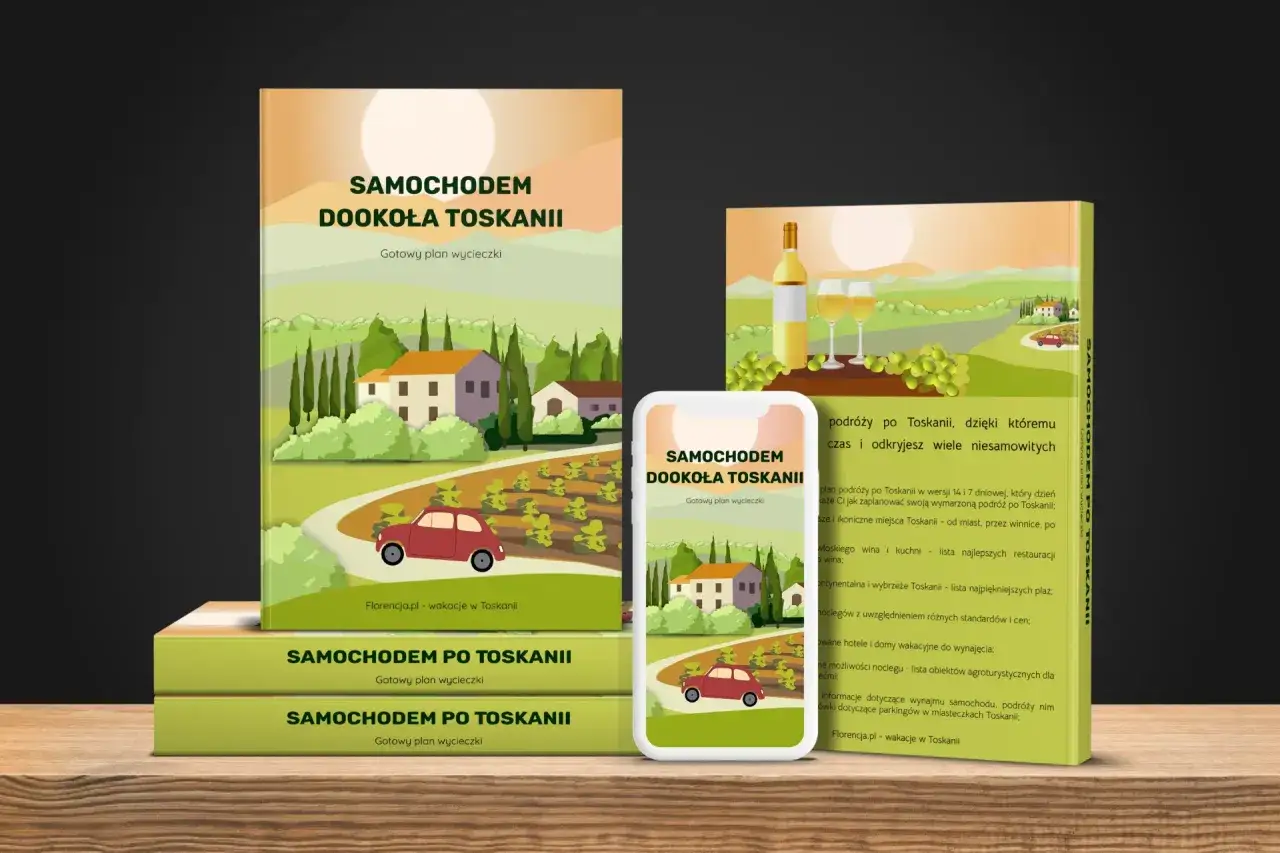 Plan podróży "Samochodem Dookoła Toskanii" - odkryj to, co warto zwiedzić w słonecznej Italii.