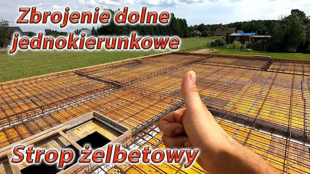 Strop jednokierunkowo zbrojony: Kluczowe informacje i zastosowania