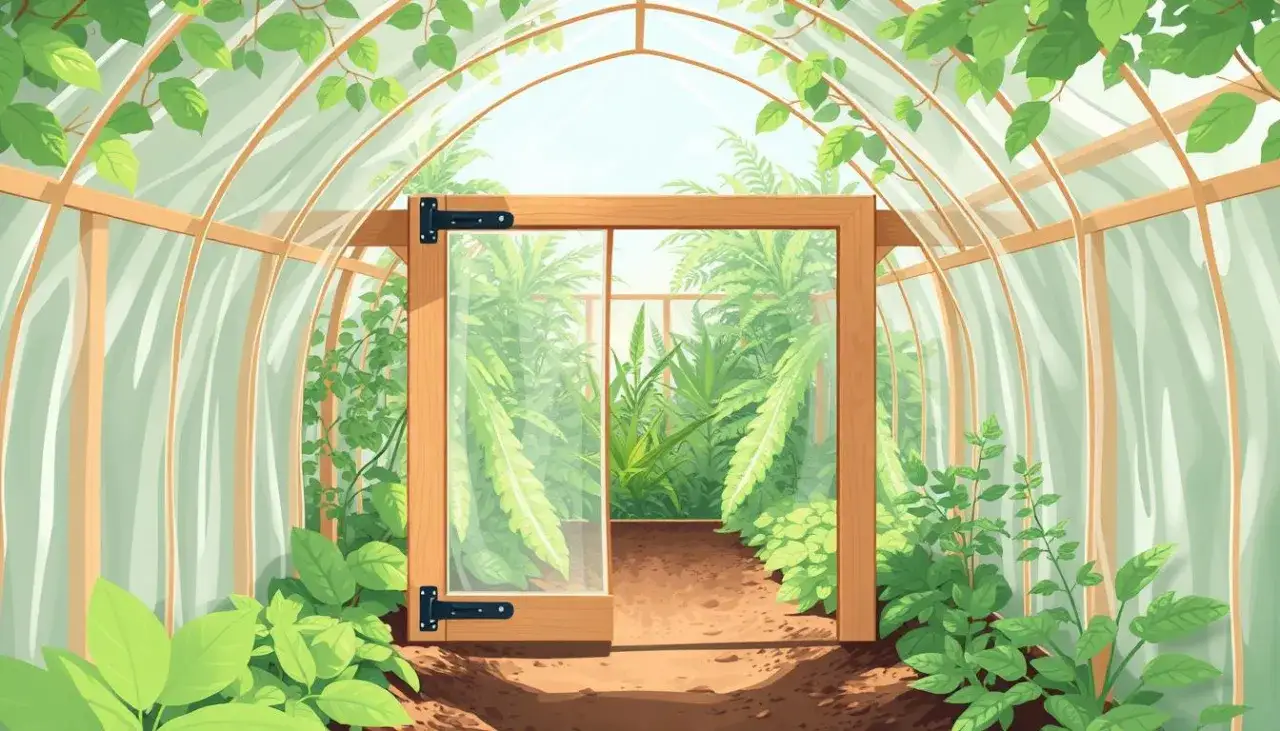 Jak zrobić drzwi do tunelu foliowego, by uniknąć problemów z wilgocią