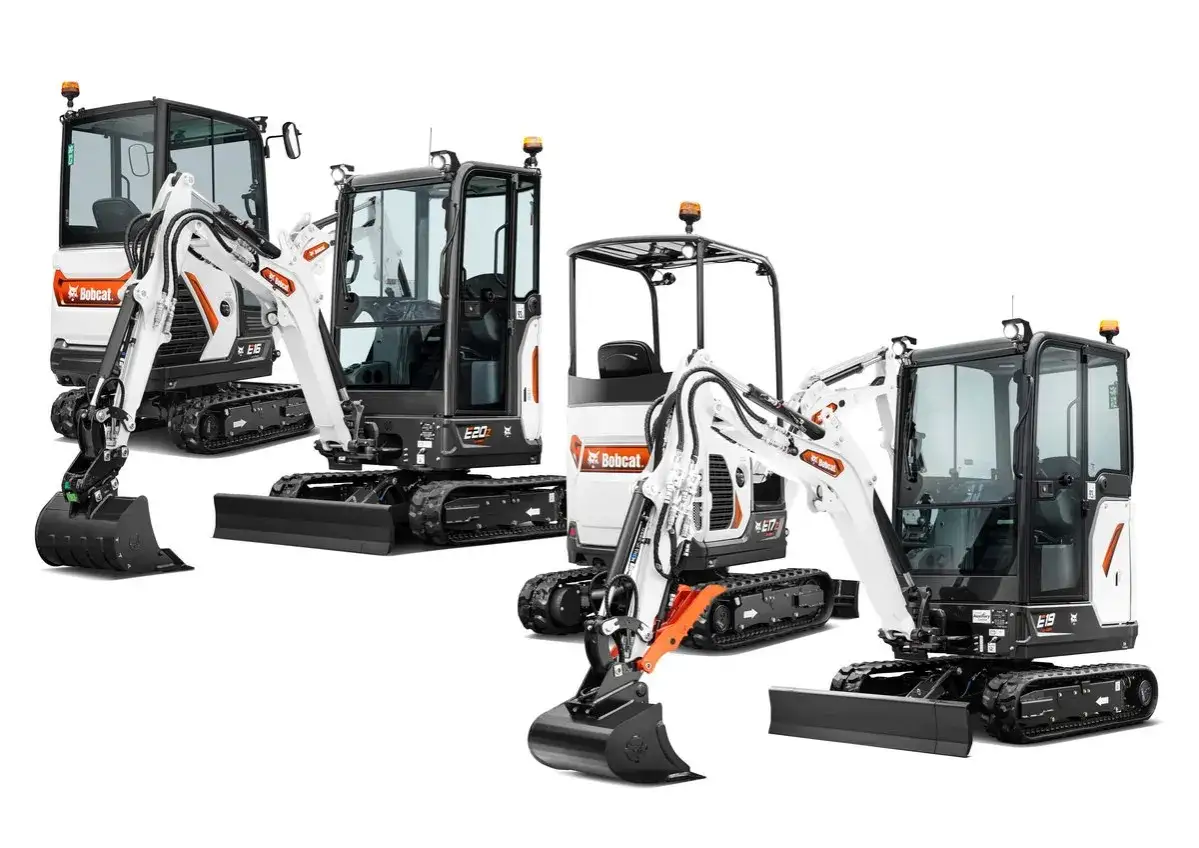 Kompaktowe koparki Bobcat E16, E17, E20 i E19. Sprawdź bobcat e19 dane techniczne, by poznać możliwości tej maszyny.