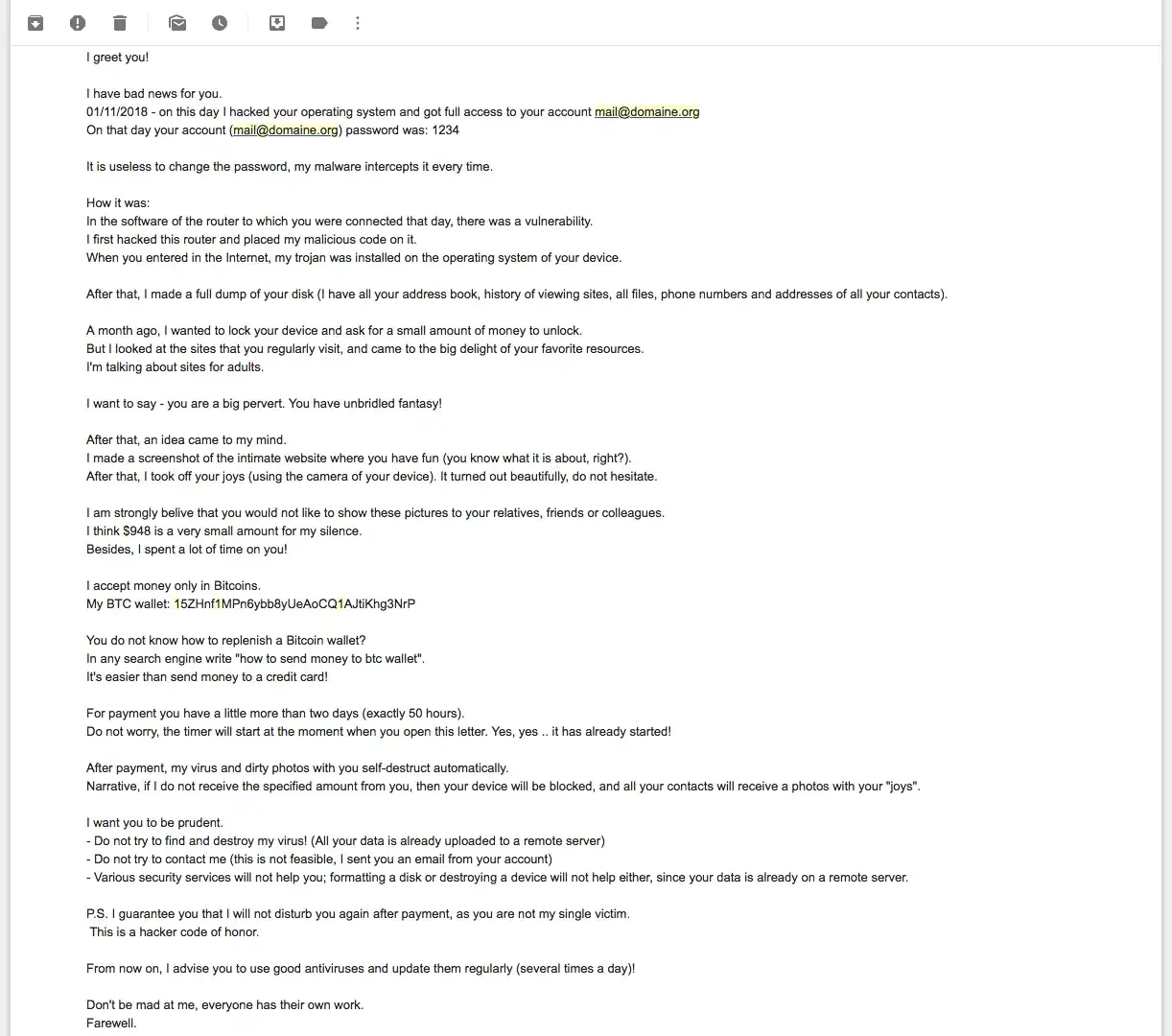 Mail od hakera bitcoin: jak rozpoznać oszustwo i się chronić