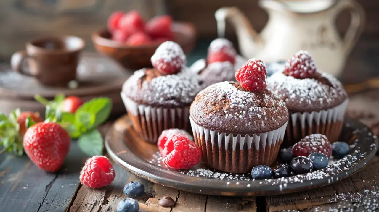 Babeczki jogurtowe z czekoladą: Mini desery na każdą okazję. Łatwe!