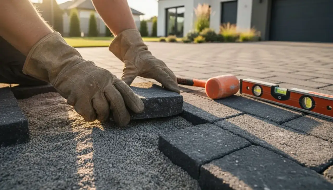 Koszt podjazdu z kostki brukowej 2026: uniknij ukrytych opłat