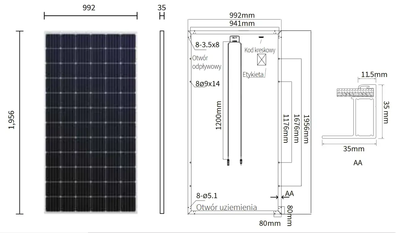 Panele fotowoltaiczne: Jakie są ich standardowe wymiary i gabaryty?