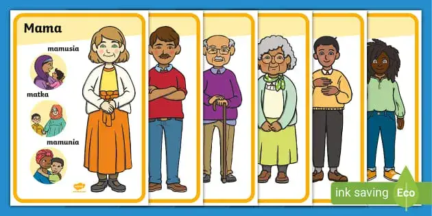 Materiały o członkach rodziny do druku: najlepsze pomoce dla dzieci