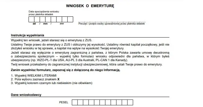 Ile wcześniej można złożyć wniosek o emeryturę? Uniknij błędów!