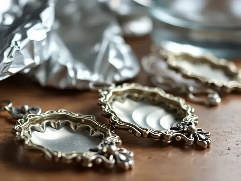 Jak wyczyścić srebrną biżuterię folią aluminiową i przywrócić jej blask