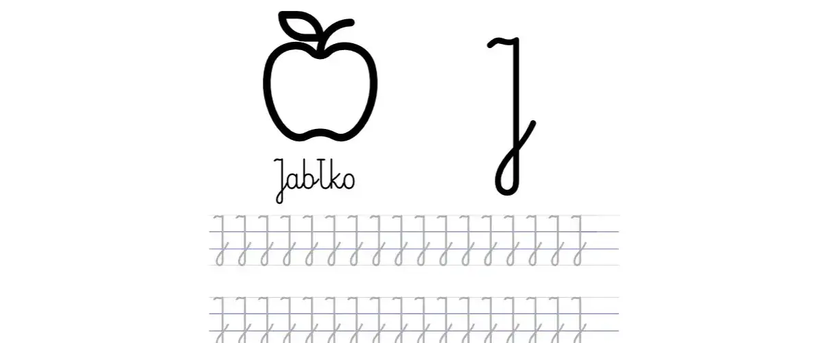 Drukowana litera J i j: jak wygląda i jak ją pisać?