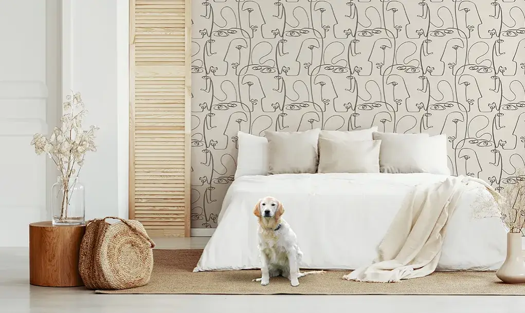 Tapety jak materiał: jak wybrać idealne rozwiązanie do wnętrz