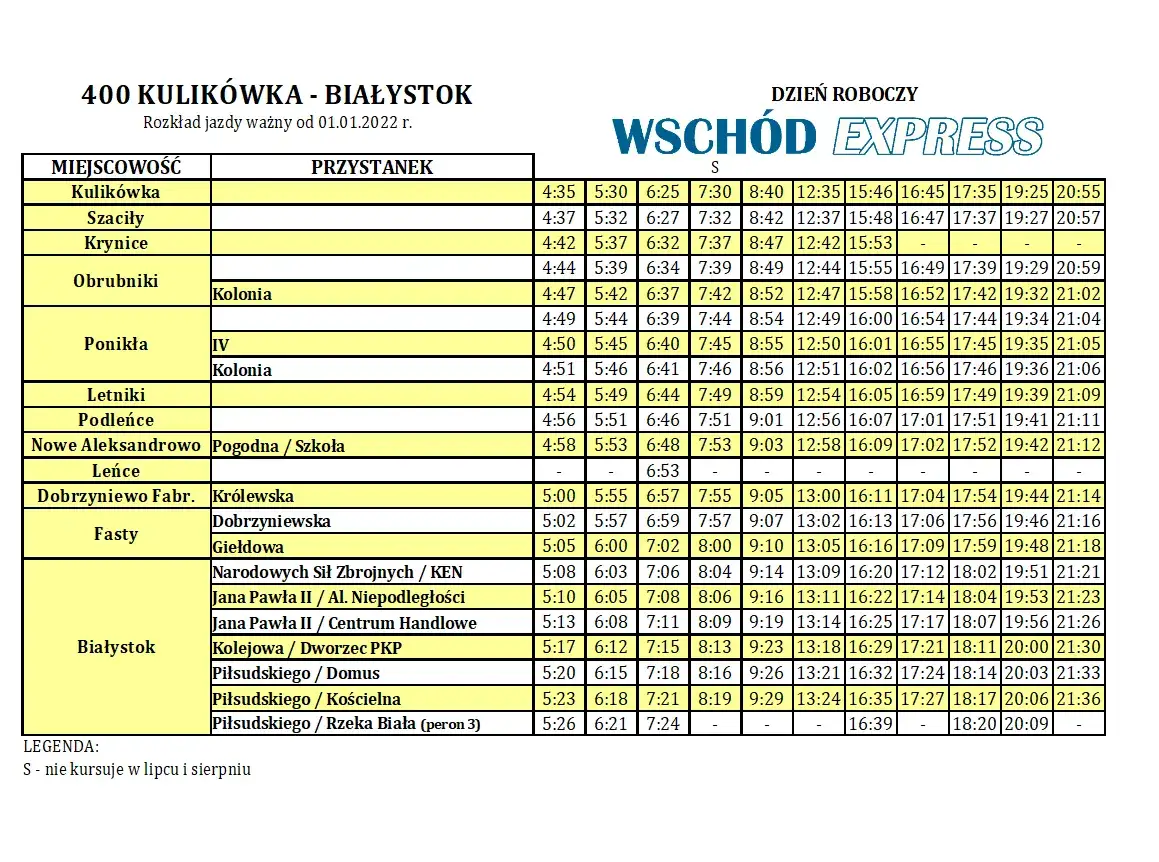 Rozkład jazdy autobus 412 - najnowsze godziny odjazdów i trasy