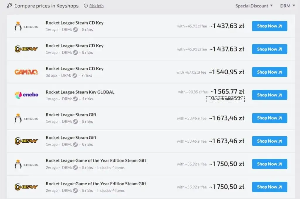 Ile kosztuje Rocket League na Steam - aktualne ceny i promocje w sklepie