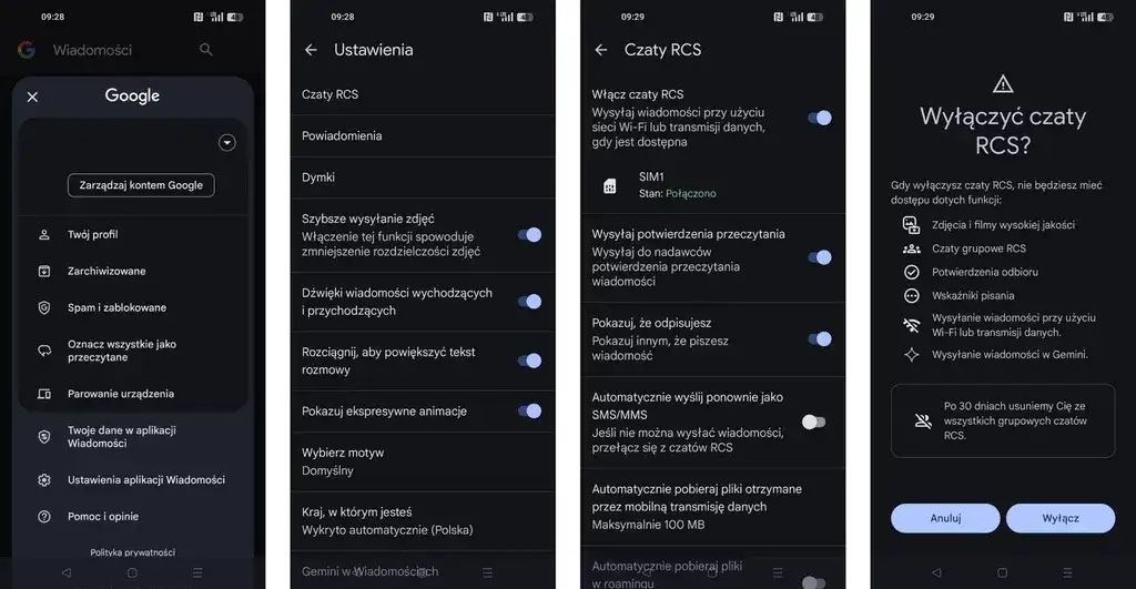 Jak włączyć czat RCS na Androidzie – prosta instrukcja krok po kroku