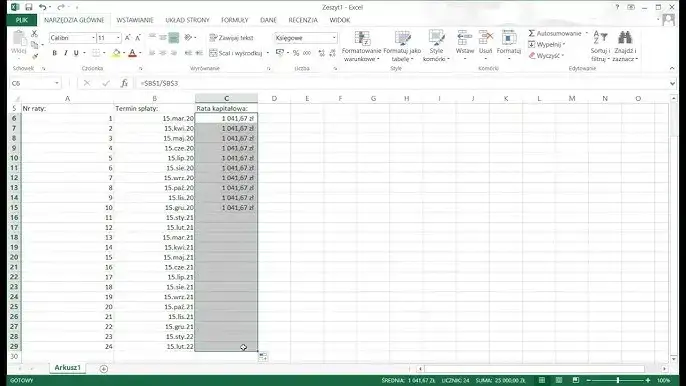 Jak obliczyć ratę kapitałową w Excelu – proste kroki i praktyczne porady