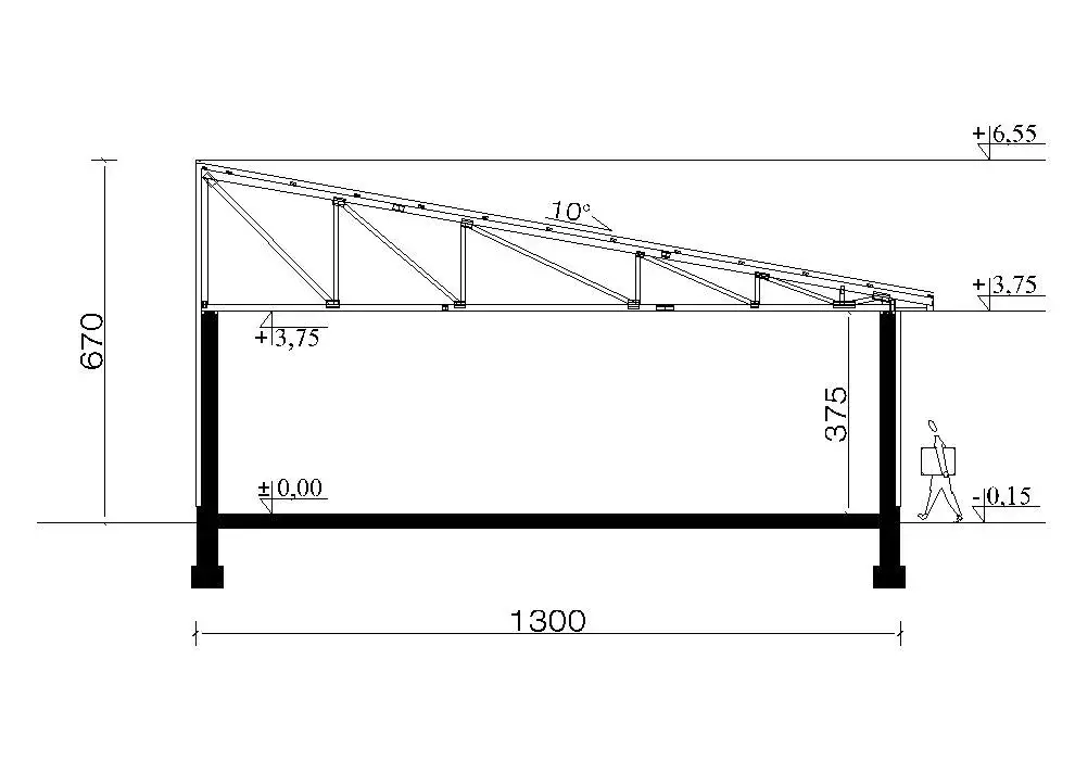 Wiata z Dachem Jednospadowym: Budowa i Konstrukcja Dachu