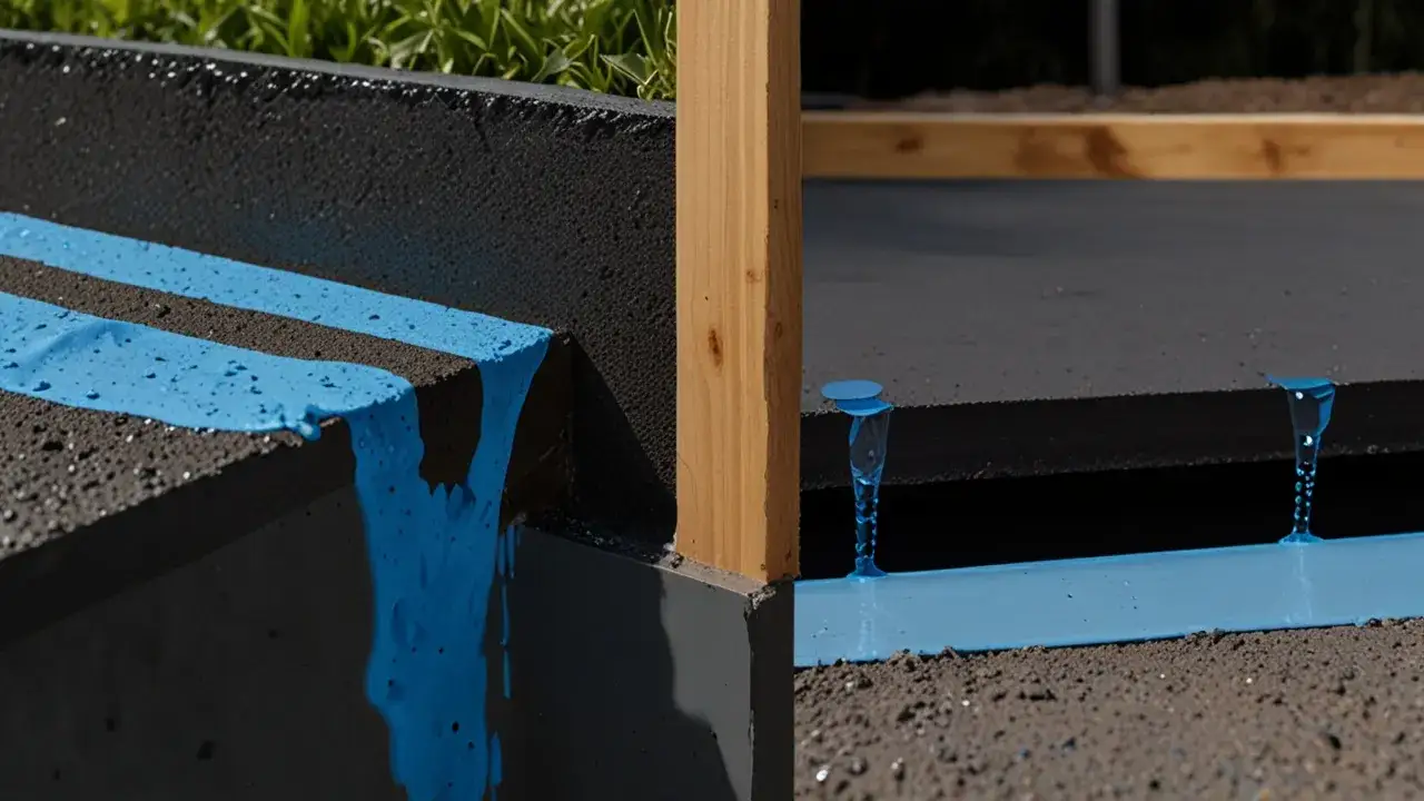 Izolacja pozioma fundamentów: Folia czy papa? Co wybrać i dlaczego?