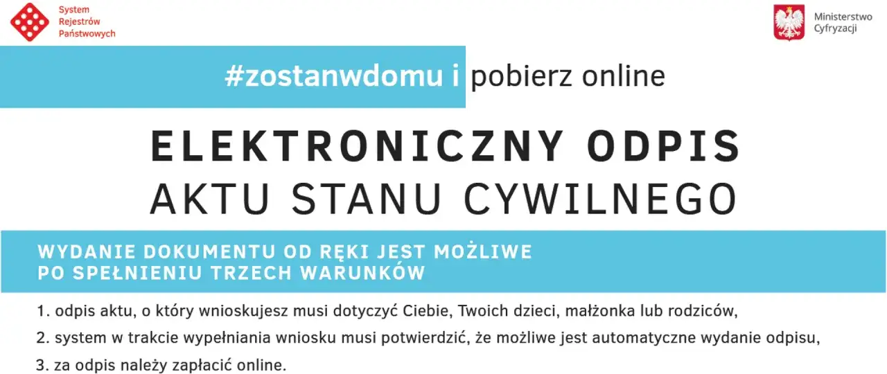 Elektroniczny odpis aktu urodzenia ile się czeka? Pobierz online i #zostanwdomu. Wydanie dokumentu od ręki możliwe po spełnieniu warunków.
