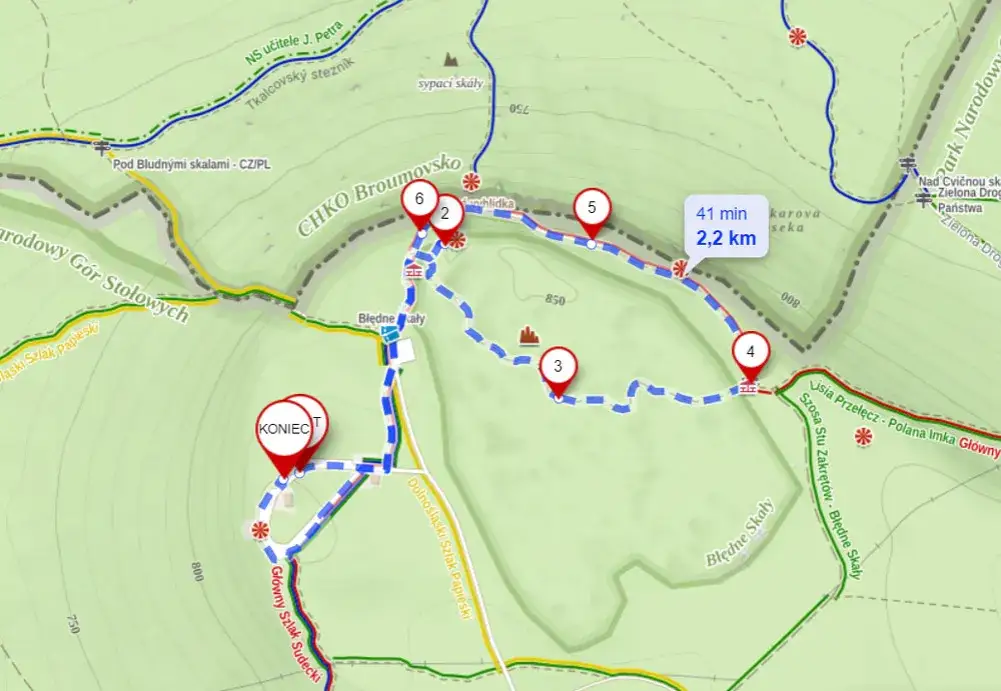 Jak dojść do Błędnych Skał z Kudowy-Zdroju? Trasa krok po kroku