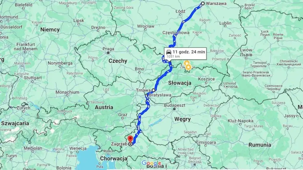 Najlepsza trasa do Chorwacji przez Węgry - oszczędzaj na kosztach podróży