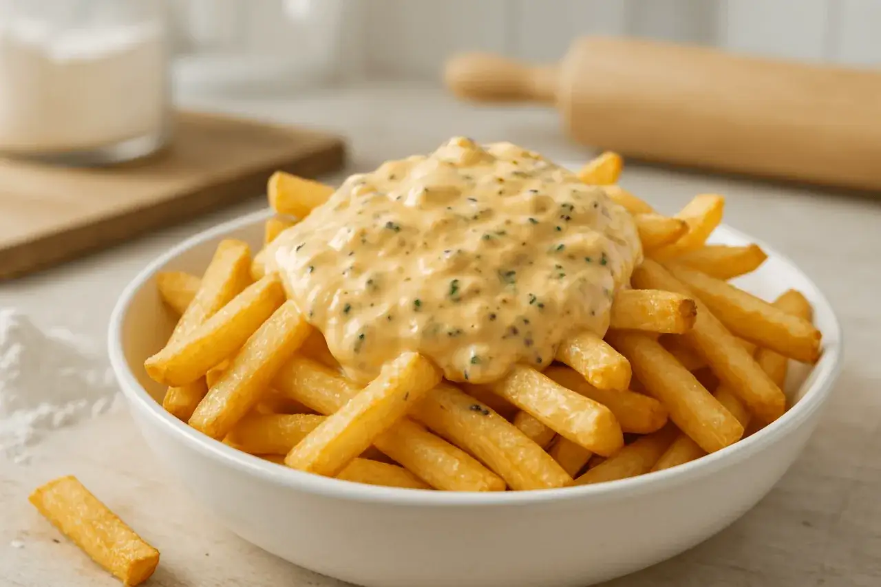 Sos śmietanowy do frytek: 5 min i gotowe! Lepszy niż z Maka?