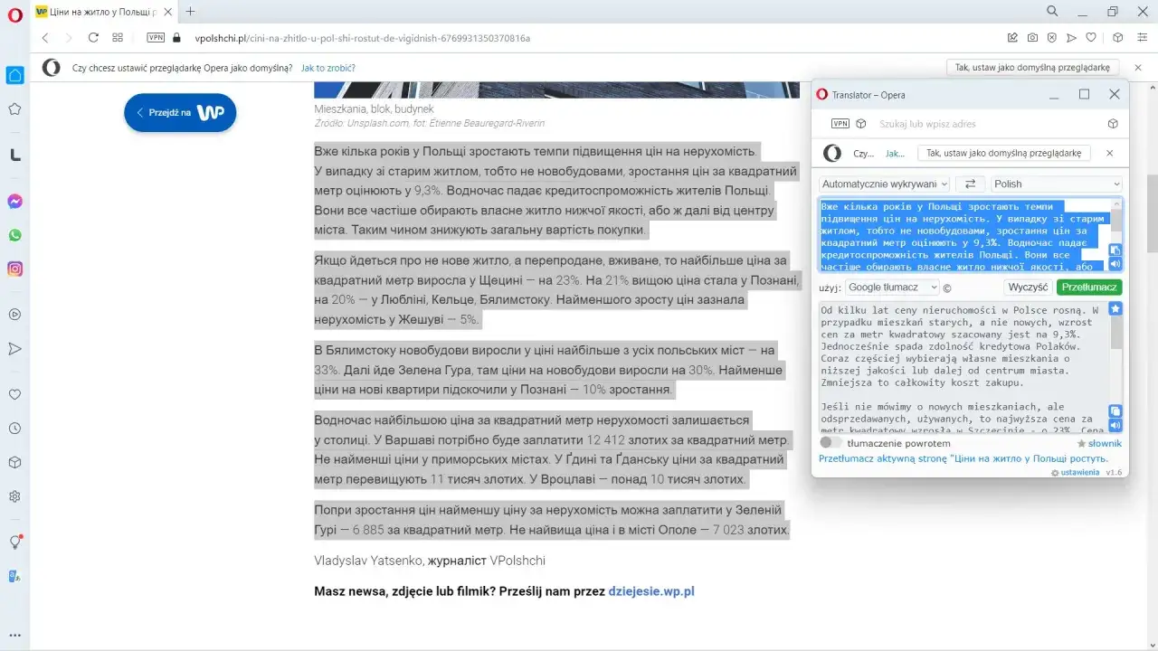 Opera GX: Tłumacz stron nie działa? Rozwiąż problem i tłumacz!