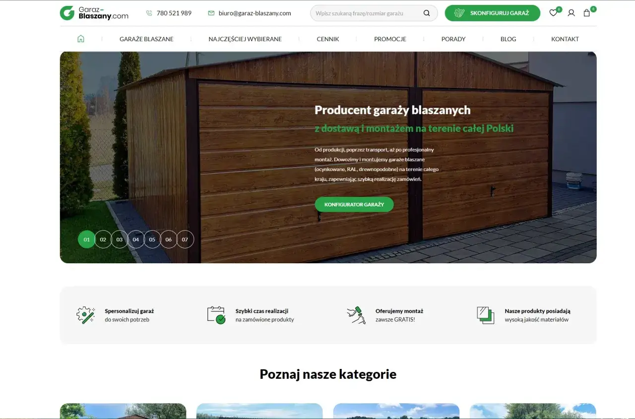 Dowiedz się, ile kosztuje pozwolenie na budowę garażu blaszanego. Strona oferuje konfigurator garaży i montaż.