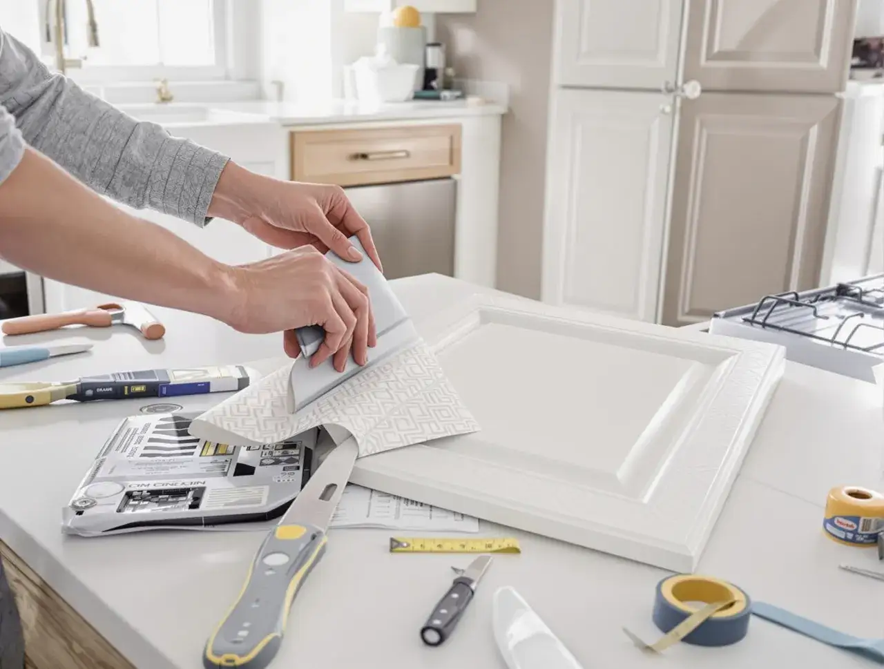 Oklejanie mebli kuchennych z rowkami: Sekret trwałej metamorfozy