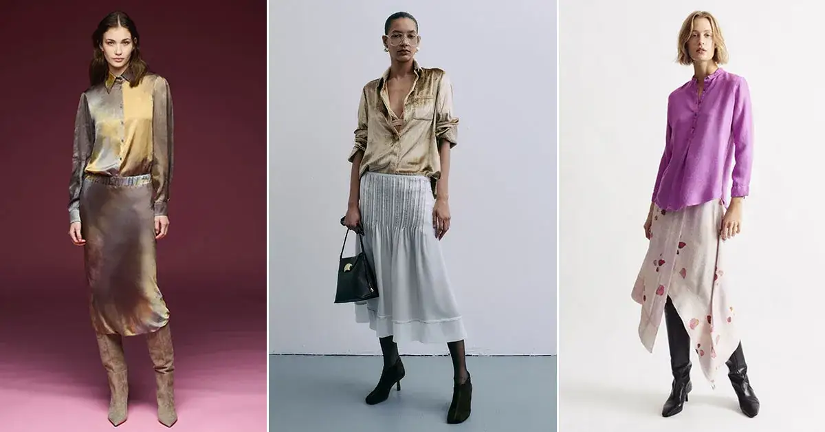 Jaka bluzka do satynowej spódnicy? Sprawdź najlepsze stylizacje!