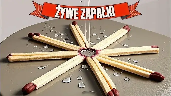 Eksperyment z zapałkami: zaskakujące efekty ciśnienia i kapilary