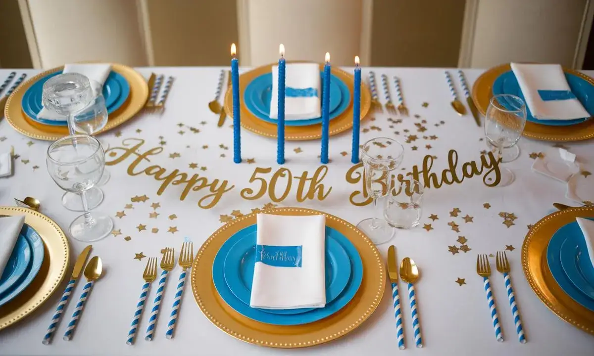 Jak udekorować stół na 50 urodziny, by zachwycić gości i jubilata