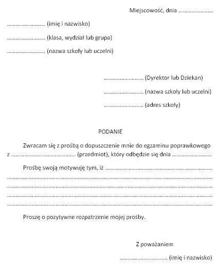 Jak napisać perfekcyjne podanie o egzamin klasyfikacyjny krok po kroku