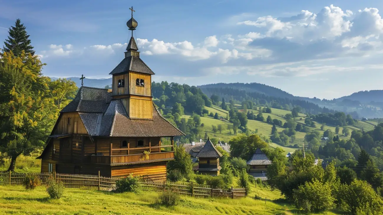 Rybaczówka w Ostrzycach: dzwonnica na pomorskim szlaku