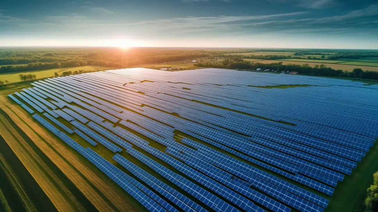 Farma fotowoltaiczna na lotnisku w centralnej Polsce: nowy projekt zrównoważonej energii solarycznej