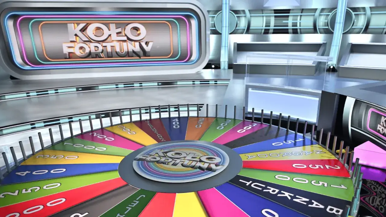 Koło Fortuny: kolorowe pole z nagrodami i logo programu. Chcesz się zgłosić do Koła Fortuny? Sprawdź, jak to zrobić!