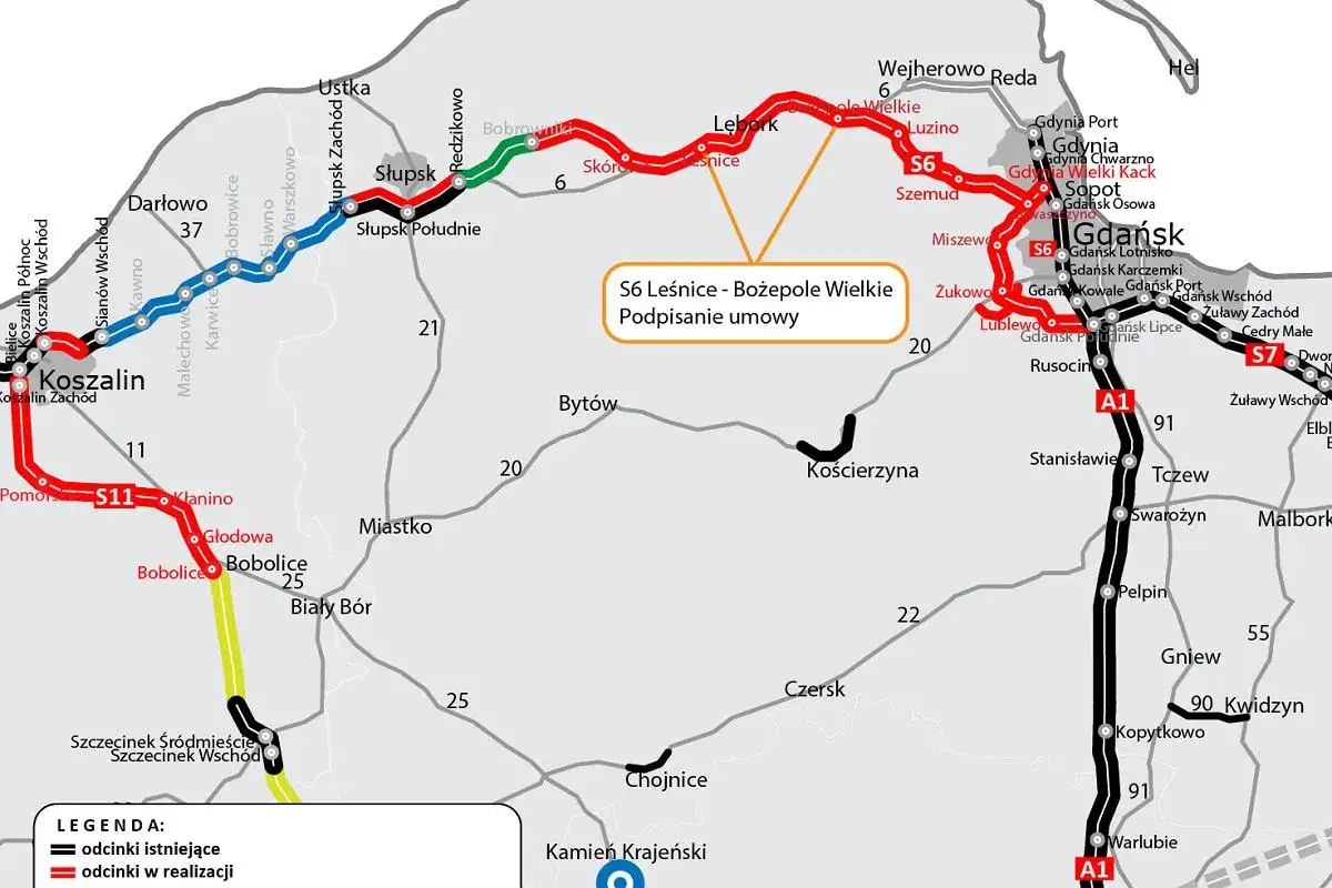 Łeba 2026: Najlepsza trasa S6? Unikaj korków, poznaj koszty!