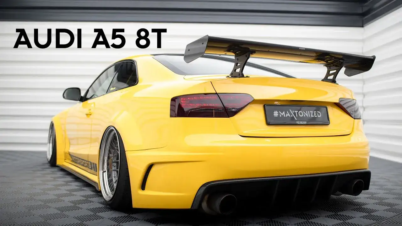 Spoilery do Audi A5 8T - porównanie materiałów i funkcji montażu