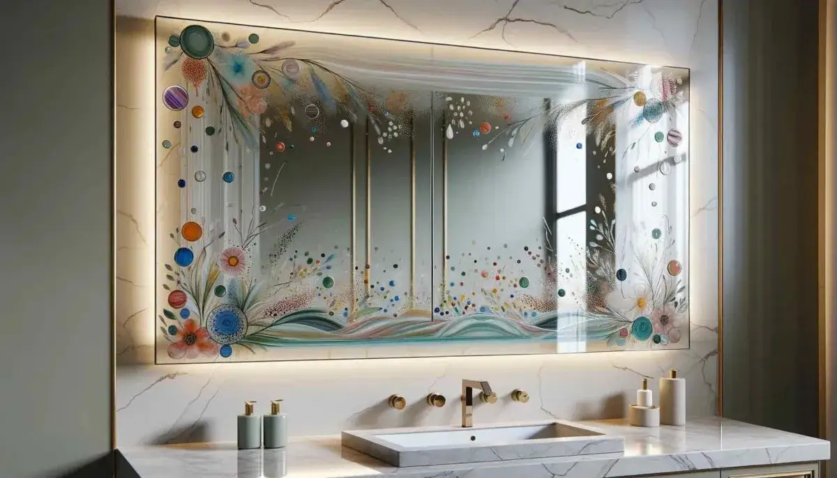 Jak ozdobić lustro bez ramy – kreatywne pomysły na dekorację