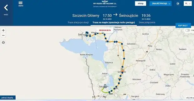 Gdzie zatrzymuje się pociąg? Sprawdź trasę bez stresu!